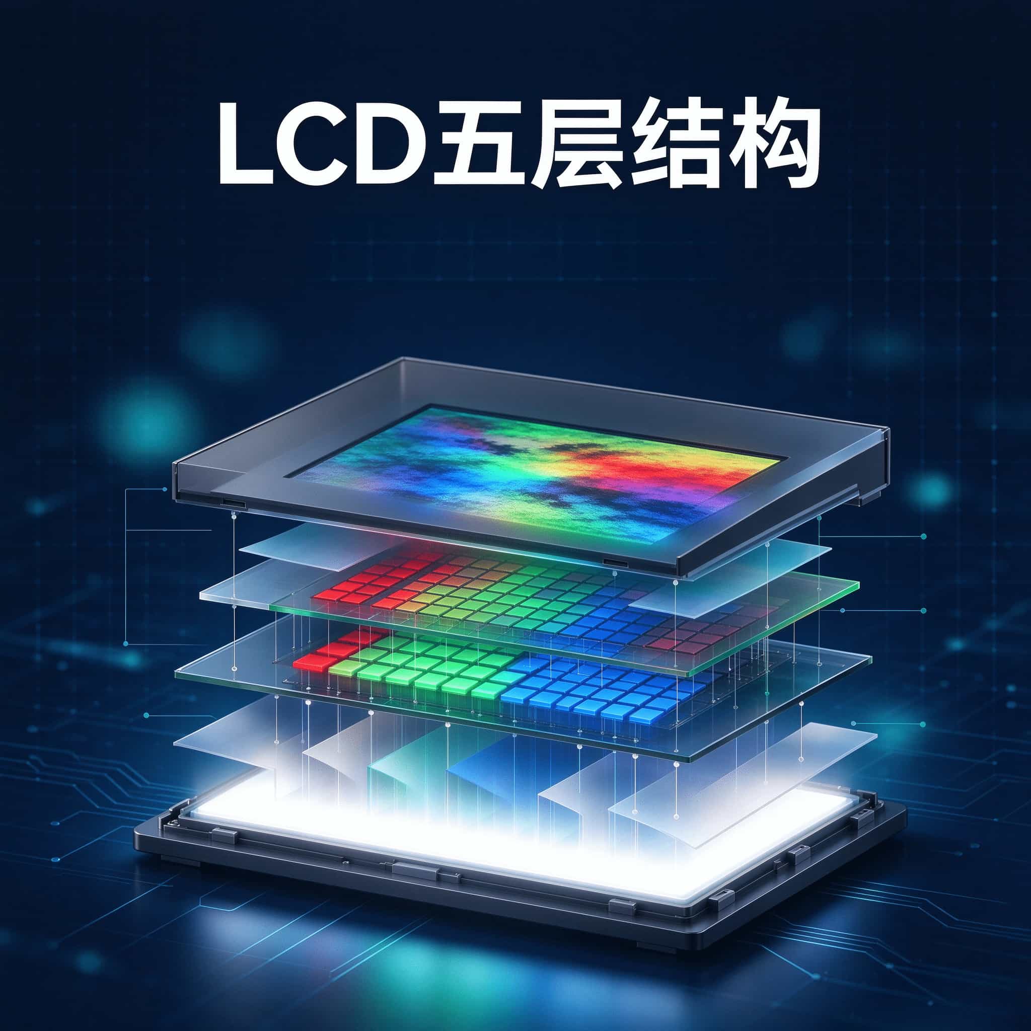 赛时达：液晶屏为啥离不开背光?一张图拆透LCD5层结构!